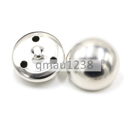 RETRO COPPER 15MM-25MM METAL SHANK BUTTONS ROUND COAT BAG TAILOR SEWING CRAFTS - Picture 8 of 17