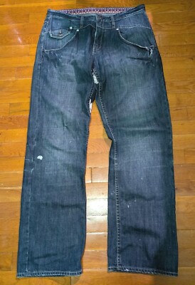 Artful Dodger ダークデニム 34 Artful Dodger Horrible Death Jeans Riped Pocket 34 X 32 | eBay