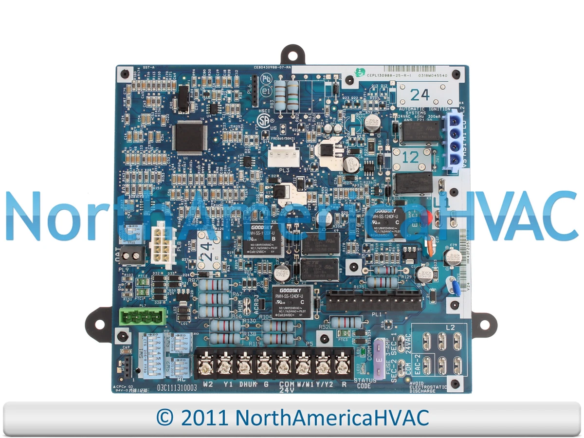 OEM Carrier Bryant Payne Day u0026amp; Night Furnace Control Circuit Board  CEPL130988-25 | eBay