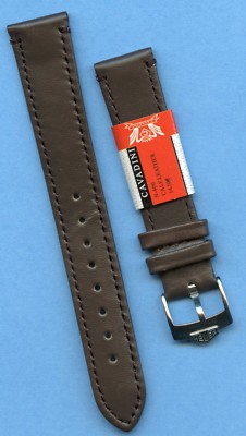 Echtes Kalbsleder Cavadini Riemen 18Mm 19Mm 20Mm & Pre Tag Heuer Schnalle