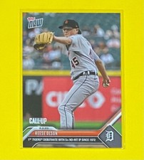 2023 Topps Now Baseball Reese Olson CALL-UP Detroit Tigers #378 SP