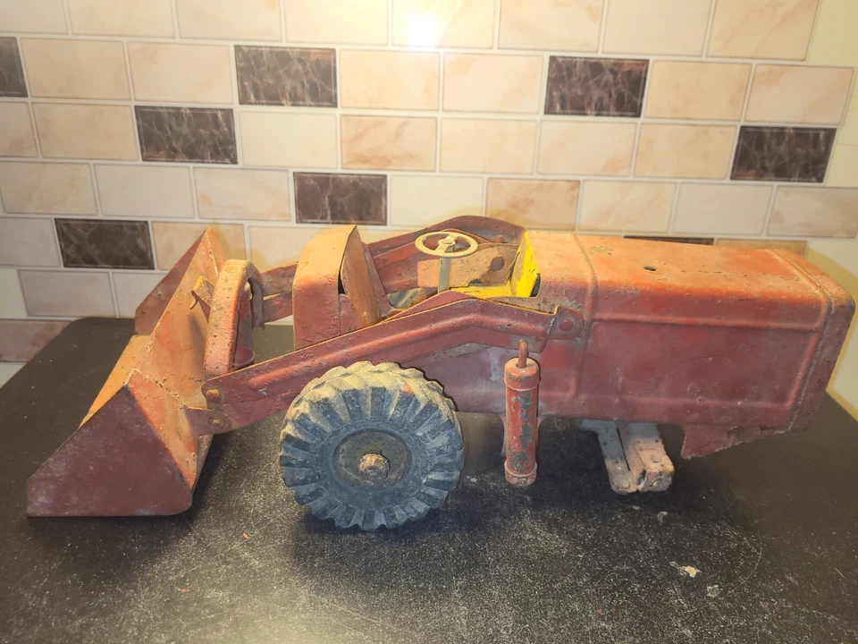 1952 Nylint Pressed Steel Hough Payloader Rare Early Piece With Condition Issues - Image 3 of 4