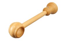 Wandhalter Deckenhalter lang aus Holz lackiert für 28 mm Gardinenstangen