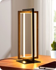 EDISHINE Modern LED Table Lamp, Dimmable 3 Color Temperature, 750LM Bedside Lamp