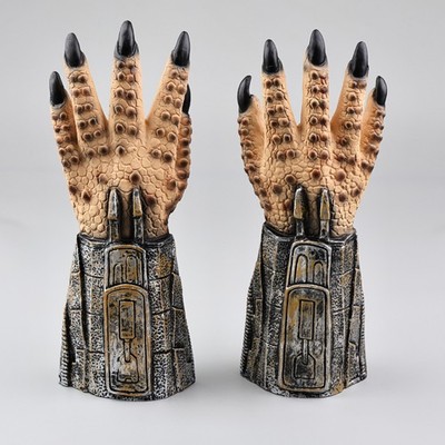 Cosplay Predator Claw Paws Gloves Halloween Monster Masquerade Armor Props Latex