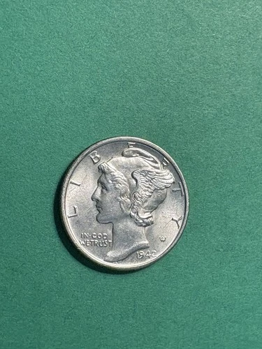 1942-S Mercury Silver Dime BU *UNCIRCULATED* Gem