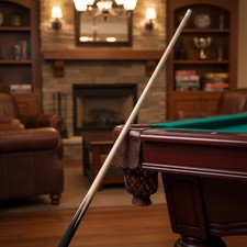 58" Two-Piece Billiard Pool Cue - 20oz Comfort Grip Multiple Colors