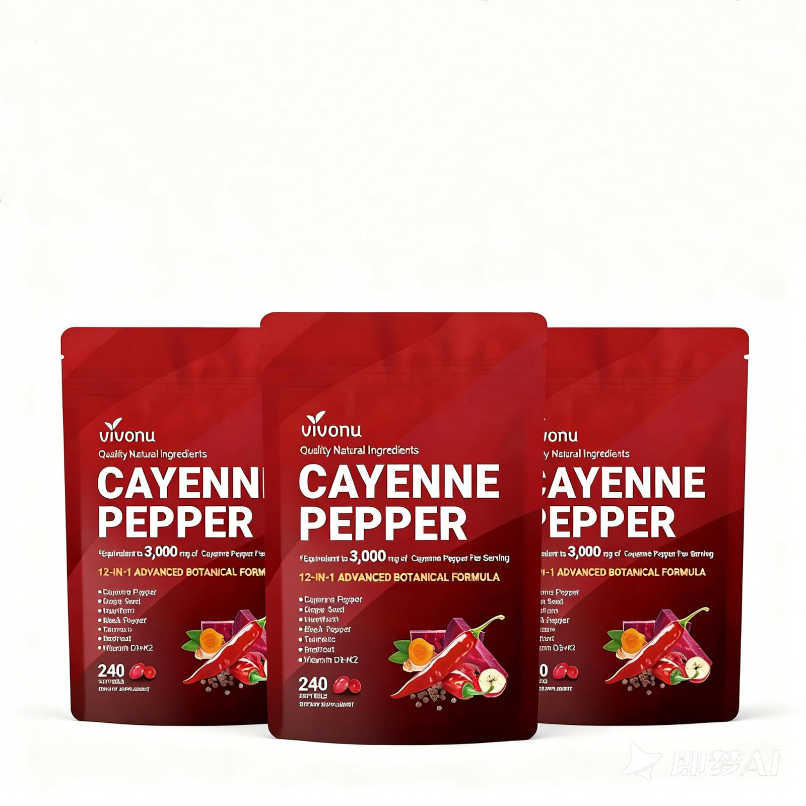 Cayenne Pepper Softgels Supplement - 240 Capsules NEW FREE SHIP