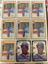 Lot Of 9 Dwight Gooden Baseball Cards-1985 Fleer NL Rookie Phenoms 1987 Donruss