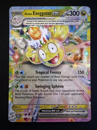 Alolan Exeggutor ex - 242/191 - SV08: Surging Sparks - Pokemon