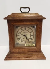 Vintage Marcel Oak Mantel Clock – Westminster Chime, Tested