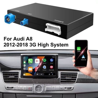 For Audi A8 2012-2018 with 3G High System Wireless Carplay Retrofit Kit Decoder