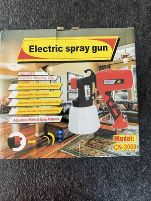 #ad #ad Electric Paint Air Spray Gun Kit High Pressure Car Primer Gun 1.8MM 2.5MM Nozzle $29.00