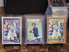 2025 Jaxson Dart Lot 2 Donruss Red Press Proof Score Holloween And Base NYGIANTS