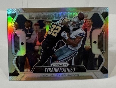 2025 Panini Prizm - Tyrann Mathieu Lockdown Insert Silver Prizm SSP