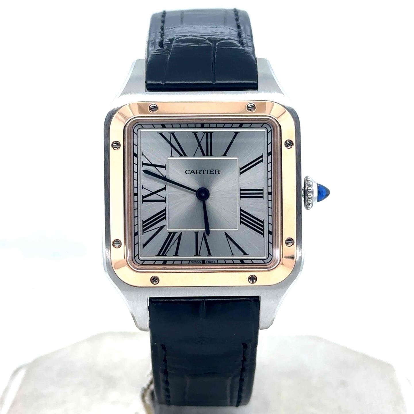 Cartier Santos-Dumont Large 18k Rose Gold