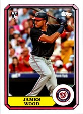 2025 Topps Archives 1987 Boardwalk and Baseball 87BB-3 James Wood RC