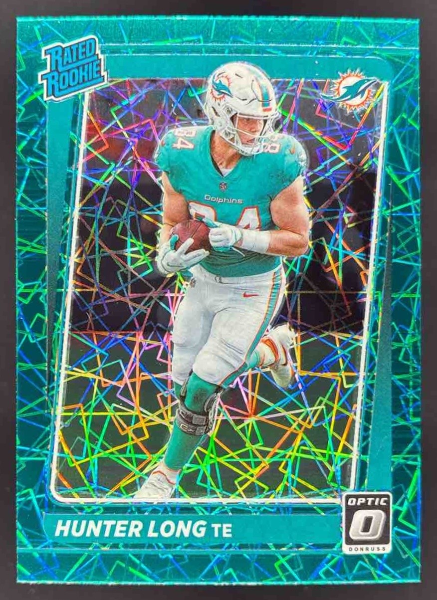 2021 Panini Donruss Optic Hunter Long Teal Velocity #281 RC Rated RC Dolphins