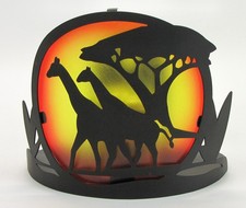 PartyLite Savannah Sunrise Votive Candle Holder in Original Box EUC