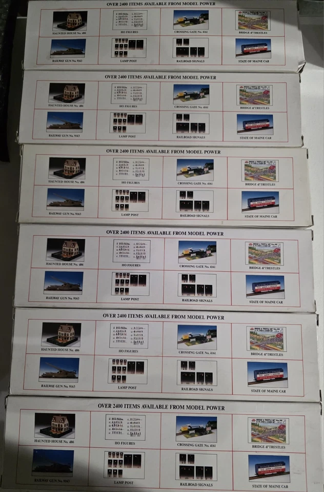 Model Power HO Scale Pennsylvania (Set Of 6) Passenger Cars, Diner Cars, etc. - Image 3 of 4