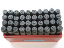 40 pc Pittsburgh 1/4" Steel Stamping Set