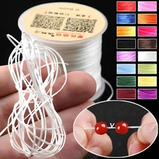 1mm Elastic Crystal Beading Cord – Stretch Thread for Diy Bracelets & Necklace