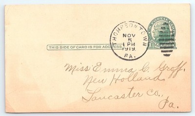 Postcard Postal Card Requesting Donations of Items Not Over 10 cent posted 1919
