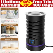 Electric Milk Frother Hot and Cold Chocolate Maker Machine Milk Steamer Frother