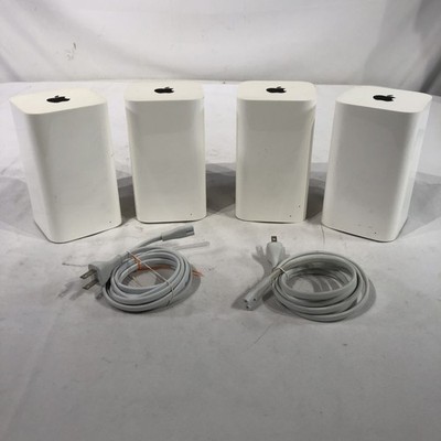 Lot Of 4 Original Apple A1521 AirPort Extreme Base Station Wireless Routers EUC!