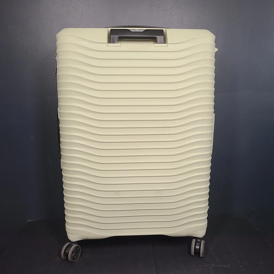 Maleta grande Samsonite UpLift 29" rígida giratoria cerradura TSA beige excelente Foto 3 de 4