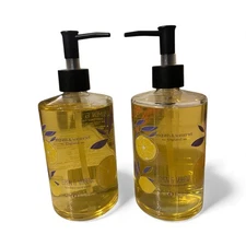 2 Pack – Asquith & Somerset Lemon & Verbena Scented Hand Wash – Glass Bottles