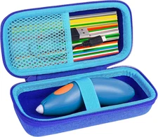 for 3Doodler Start+ Essentials (2024) 3D Pen Hard Case, Holders for SCRIB3D Juni