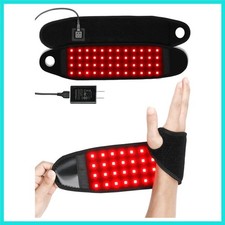 Features 48 LED Beads Red Light Therapy Wrap Belt for Body,660nm and 850nm Ne...