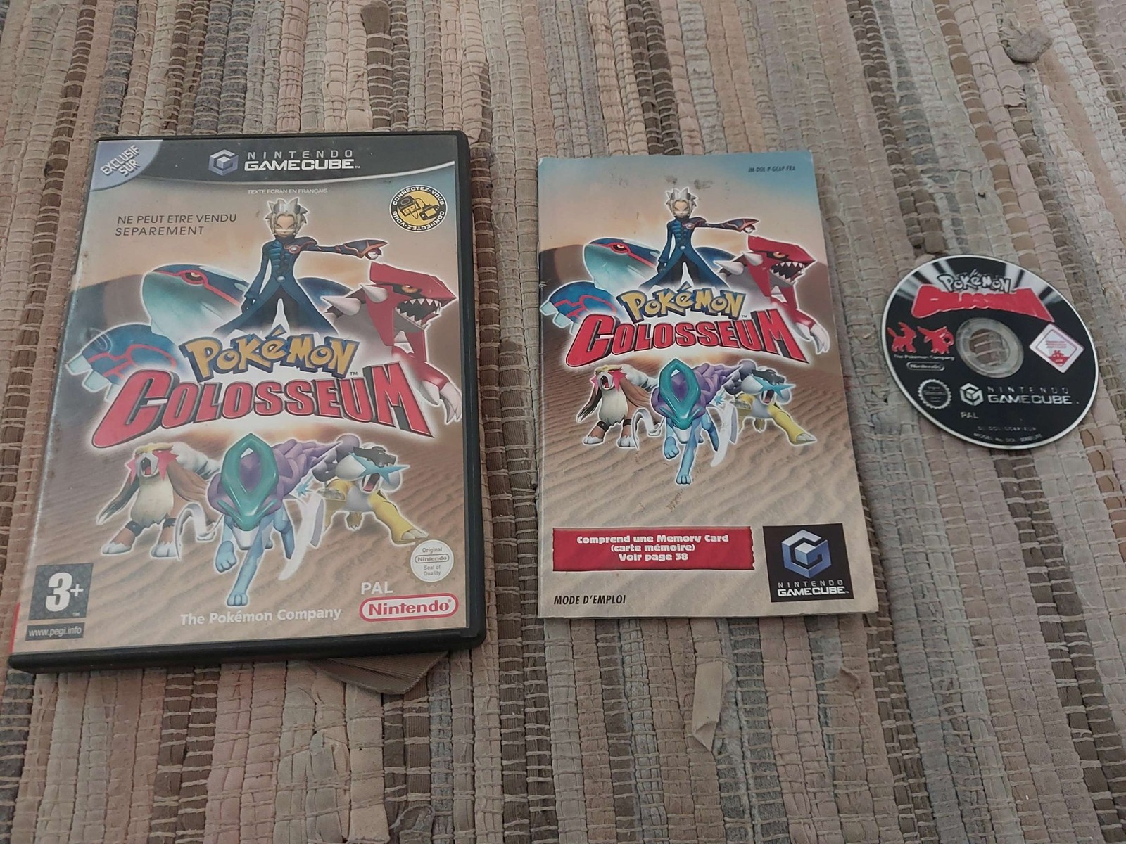 GC - Pokemon Colosseum NE PEUT ETRE VENDU SEPAREMENT - Complet Game Cube Origina