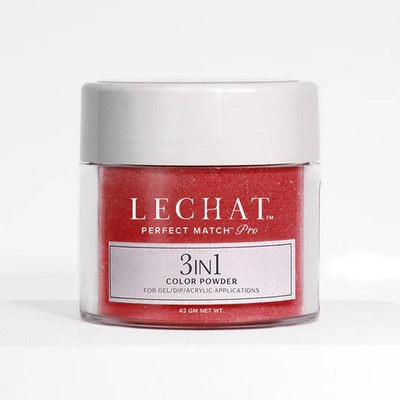 LECHAT Perfect Match Pro 3-IN-1 ACRYLIC DIP POWDER #018 Candy Apple