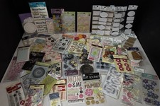 60 Packs Scrapbooking Art Crafts Stickers Stamps Tags Embellishments More NEW
