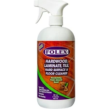 Folex Hardwood, Laminate, Tile & Floor Cleaner, 32oz - Almond Scent, Streak Free
