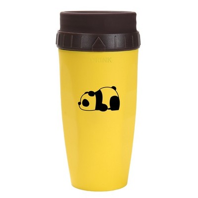 Französische Tasse, Kaltgetränk Kaffee Saft Tasse, Tragbare Kunststoffisolierung, 3828