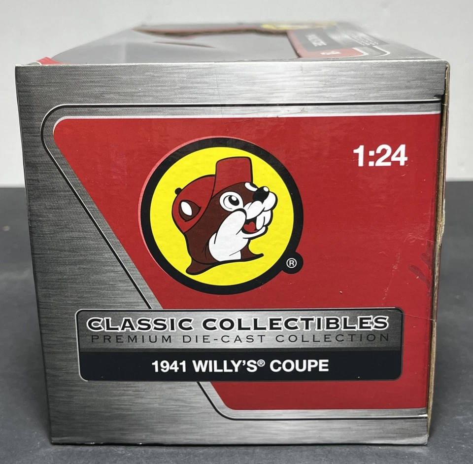 Buc-ees Classic Collectibles 1941 Willy's Coupe Car Premium Die Cast 1:24 NIB - Image 4 of 4