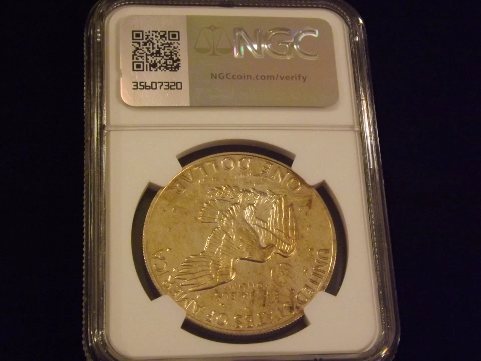 1973-S $1 Eisenhower DDO NGC PF 68 - Image 2 of 2