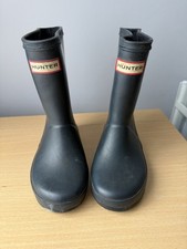 Hunter Kids First Classic Wellington Boots - Navy - Size UK 8