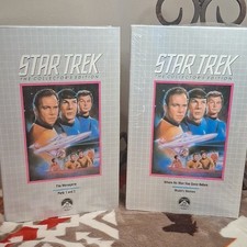 CBS Video Library Star Trek Collector's Edition VHS Lot Menagerie 1&2 Mudd