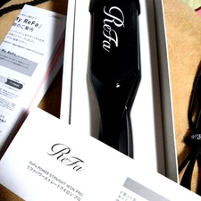 MTG ReFa POWER STRAIGHT IRON PRO Black AC100V-240V Beauty JAPAN 2025 NEW