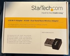 StarTech USB433ACD1X1 AC600 Dual-Band USB WiFi Adapter 1T1R 802.11ac Nano 2.4GHz