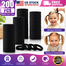 200 PCS Baby Hair Ties Elastic Hair Bands Small Hair Ties for Girls Rubber Bands