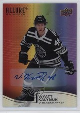 2021-22 Upper Deck Allure Rainbow Full Auto Wyatt Kalynuk #R-18 Auto 16hd