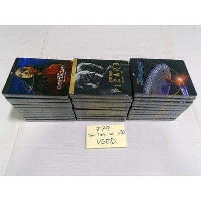 Star Trek Blu-ray Steelbook Lot x30 Discovery Picard Lower Decks Used & Damaged