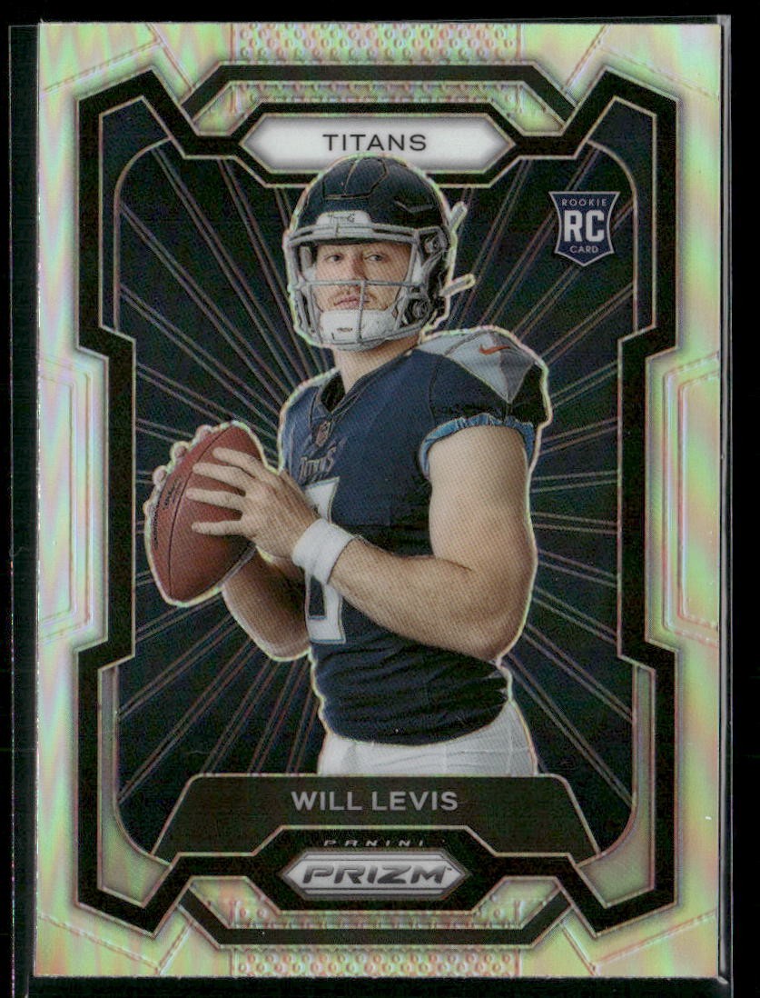 2023 Panini Prizm #303 Will Levis Rookie Variations Prizms Silver