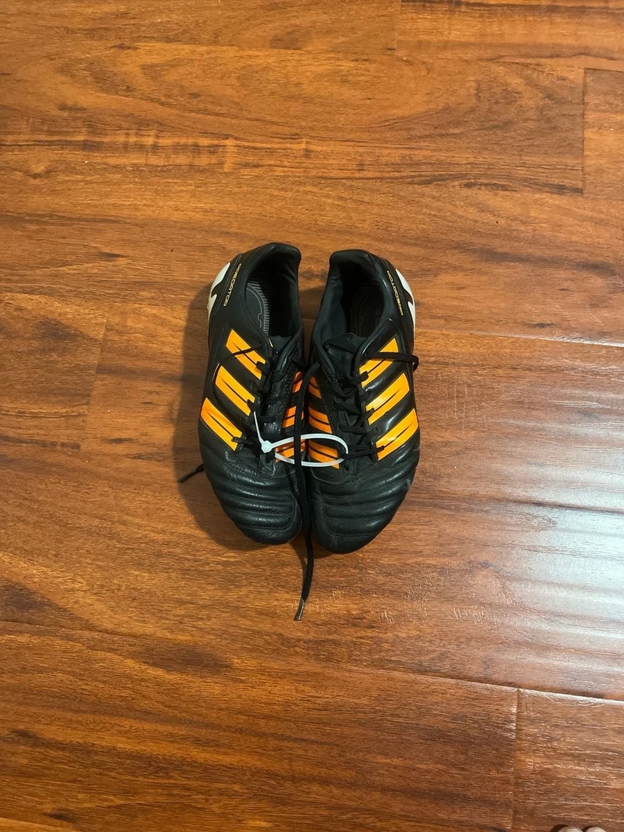 Adidas Predator Absolute TRX FG Soccer Cleats Men\'s 9 Black Yellow 694310 Adidas Preadator Absolute +P TRX FG  main image 2