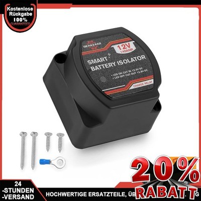 Batterie Trennrelais KFZ Camper Laderelais VSR 12V 140A Vollautomatisches